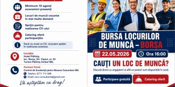 Bursa Locurilor de Muncă la Borșa, în cadrul proiectului „Formare pentru șanse noi” – MySMIS2021: 334127