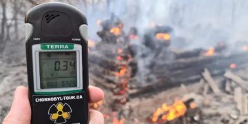 Incendiu la Cernobîl. Peste 1.100 de hectare de pădure au fost cuprinse de flăcări