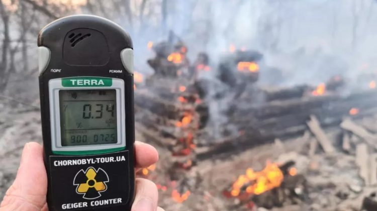 Incendiu la Cernobîl. Peste 1.100 de hectare de pădure au fost cuprinse de flăcări