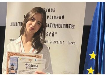 Fostă elevă a Școlii Profesionale Fărcașa, premiată la etapa națională a Olimpiadei „Cultură și spiritualitate românească”