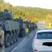 Impact violent între trei blindate Piranha 5 ale Armatei, pe ruta Dej – Baia Mare: 11 militari au fost răniți