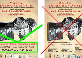 Ușile s-au închis pentru Principele Nicolae la Târgu Lăpuș: proiecția filmului „Maria, Inima României” și volumul „Bunicul meu, Regele Mihai” – au o nouă locație