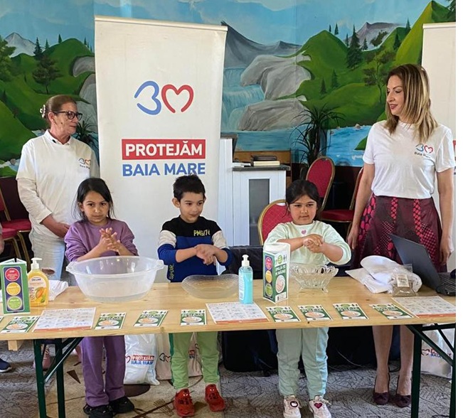 Ziua Igienei Mâinilor, marcată interactiv cu copiii din Ferneziu
