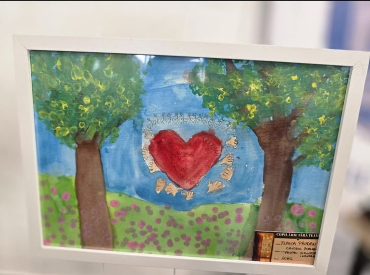 Desene cu mesaj la Târgu Lăpuș – Elevii promovează o copilărie fără violență și bullying