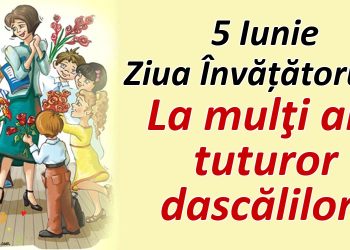 5 iunie – Ziua Învățătorului în România.
