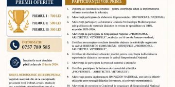 Simpozionul Național „Profesorul – Arhitectul Viitorului” își prelungește perioada de înscriere până la 10 iunie 2026
