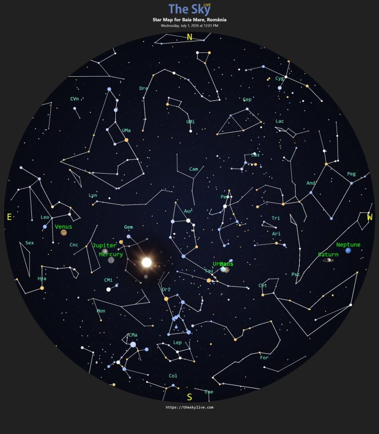 Planetariul din Baia Mare împlinește 57 de ani. Acces gratuit pentru vizitatori pe 1 iulie