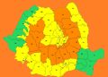 Avertizare meteo: ploi torențiale, vijelii și grindină în mare parte din țară. Maramureșul, sub Cod Galben