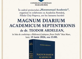 Baia Mare: Teodor Ardelean își lansează volumul „Magnum Diarium Academicum Septentrionis”
