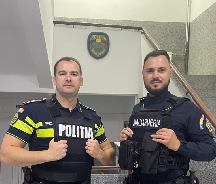 Intervenție în ultimul moment în Baia Mare – Bărbat salvat de jandarm și polițist după o tentativă de suicid