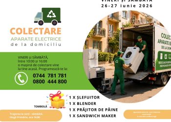 Campanie de colectare a deșeurilor electrice la Șomcuta Mare, în 26–27 iunie 2026