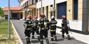 Incendiu simulat la Penitenciarul Baia Mare. Exercițiu de intervenție cu participarea ISU și SMURD