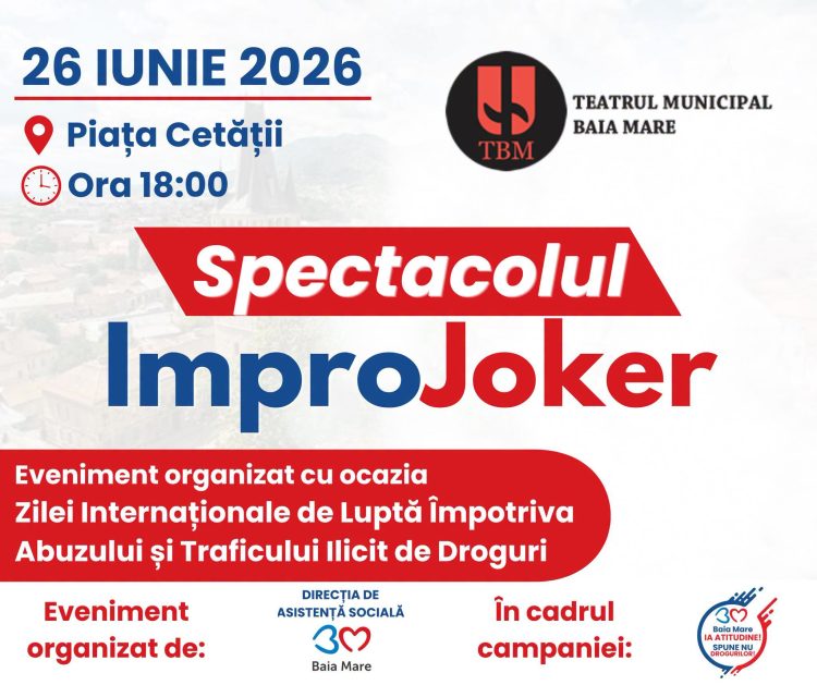 IMPROJOKER aduce în Piața Cetății o explozie de umor, imaginație și spontaneitate!