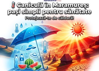 CAS Maramureș: Recomandări pentru protejarea sănătății în zilele de caniculă