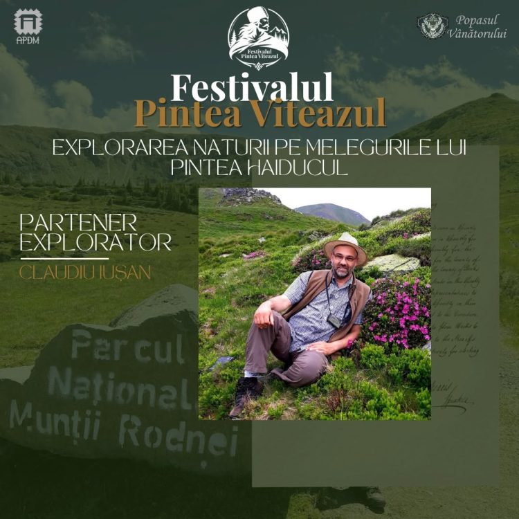 Biologul Claudiu Iușan, invitat special la Festivalul „Pintea Viteazul”