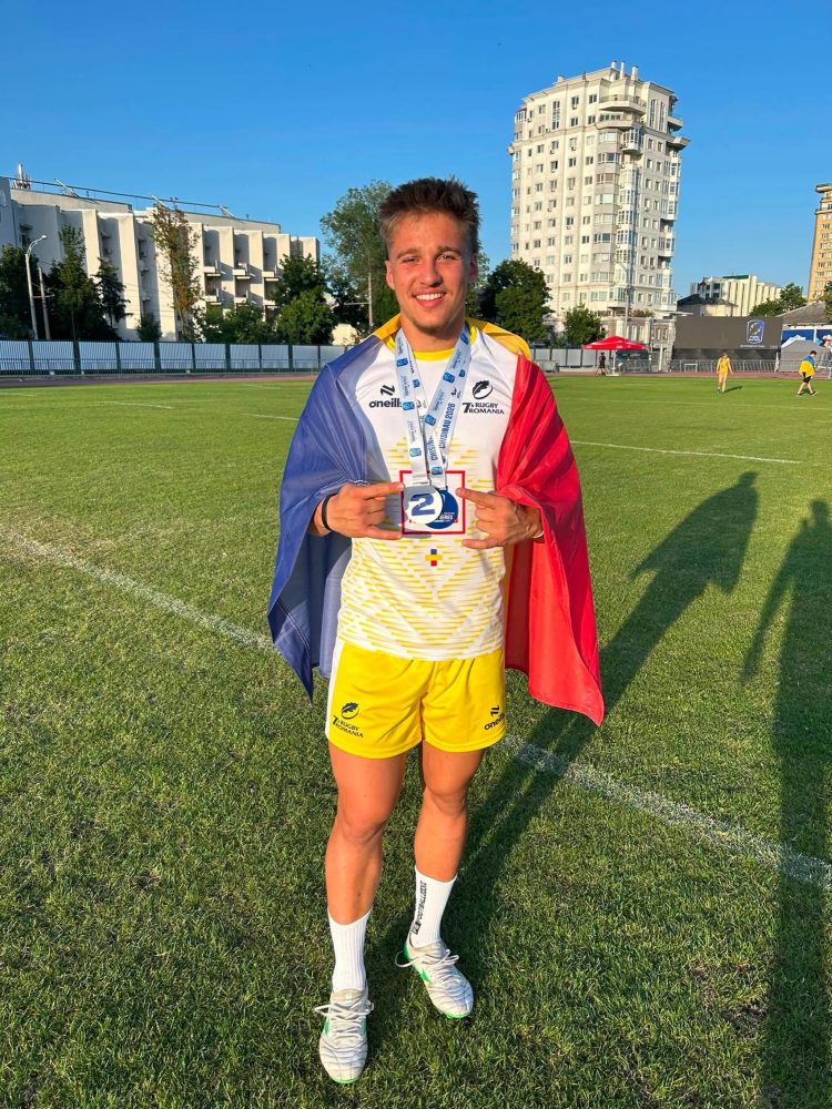 Raul Pop, vicecampion cu România 7s la Chișinău