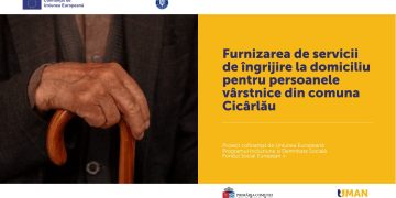 Sprijin pentru vârstnicii din Cicârlău printr-un proiect de îngrijire la domiciliu
