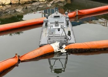 Dronă navală explodată în Portul Constanța: Kievul susține că a fost afectată de bruiaj rusesc