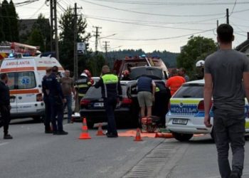 Nouă persoane transportate la spital după un accident rutier în Borșa