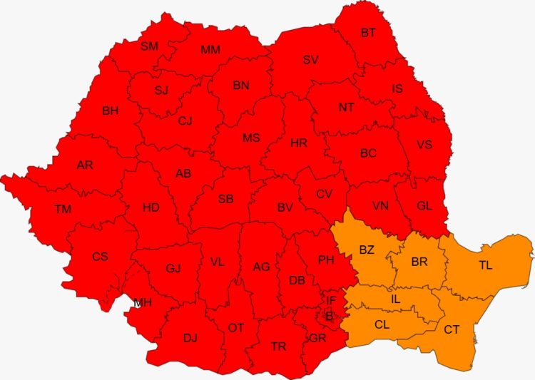 Alertă maximă – COD ROȘU de caniculă în Maramureș. Urmează două zile de foc