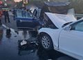 Accident grav: Două mașini s-au tamponat pe DN1C, pe raza localității Iclod