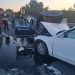 Accident grav: Două mașini s-au tamponat pe DN1C, pe raza localității Iclod