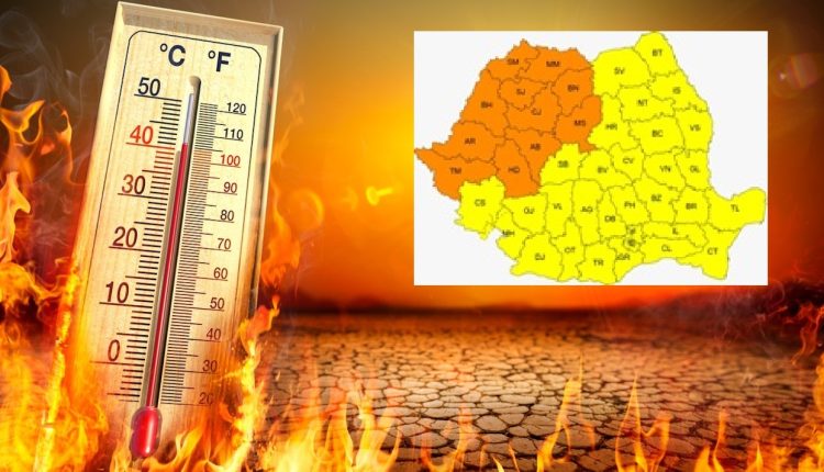 ANM a emis COD PORTOCALIU pentru Maramureș – Valul de căldură aduce temperaturi de până la 37 de grade și disconfort termic accentuat