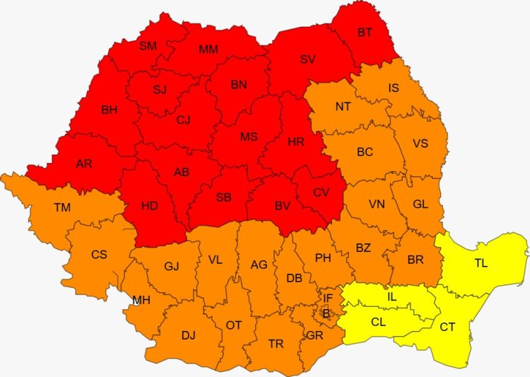 Alertă maximă în Maramureș – COD ROȘU de caniculă și temperaturi de până la 40°C