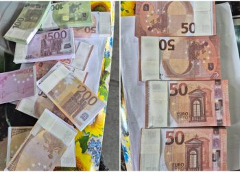 Peste jumătate de milion de euro falşi, descoperiţi de poliţiştii din Satu Mare
