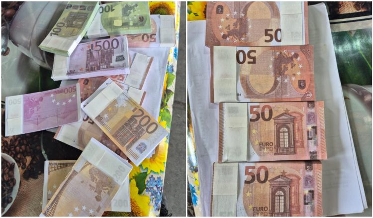 Peste jumătate de milion de euro falşi, descoperiţi de poliţiştii din Satu Mare