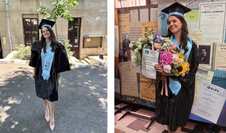 Emoție și împlinire pentru Maria Mihali. Artista din Maramureș a îmbrăcat roba de absolventă: „S-a scris în cartea vieții mele și această zi!”