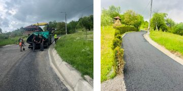 După „Hoarea poienarilor”, urmează munca: au început lucrările de asfaltare în Poienile Izei