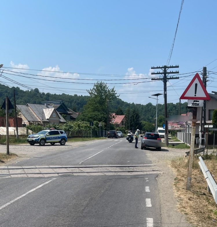 Filtre la trecerile feroviare din Maramureș, polițiștii au aplicat amenzi de peste 76.000 de lei