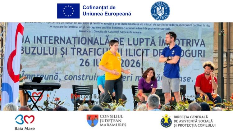 Solidaritate pentru copii – Baia Mare a spus „NU” drogurilor printr-un amplu eveniment de informare și prevenire