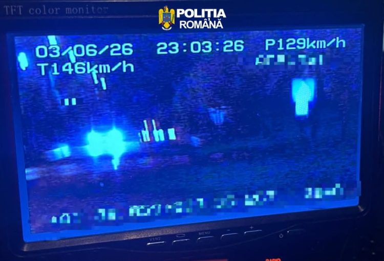 146 km/h în Baia Mare și 140 km/h în Șomcuta Mare – Sancțiuni drastice pentru doi șoferi