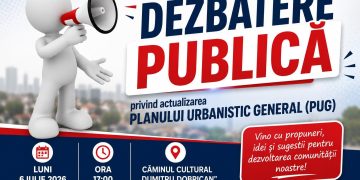 Dezbatere publică pentru actualizarea PUG-ului comunei Groși. Cetățenii sunt invitați să vină cu propuneri pentru dezvoltarea localității