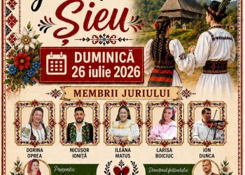 „Mândru-i jocul prin Șieu” revine în 2026. Festival-concurs național dedicat folclorului are loc pe 26 iulie
