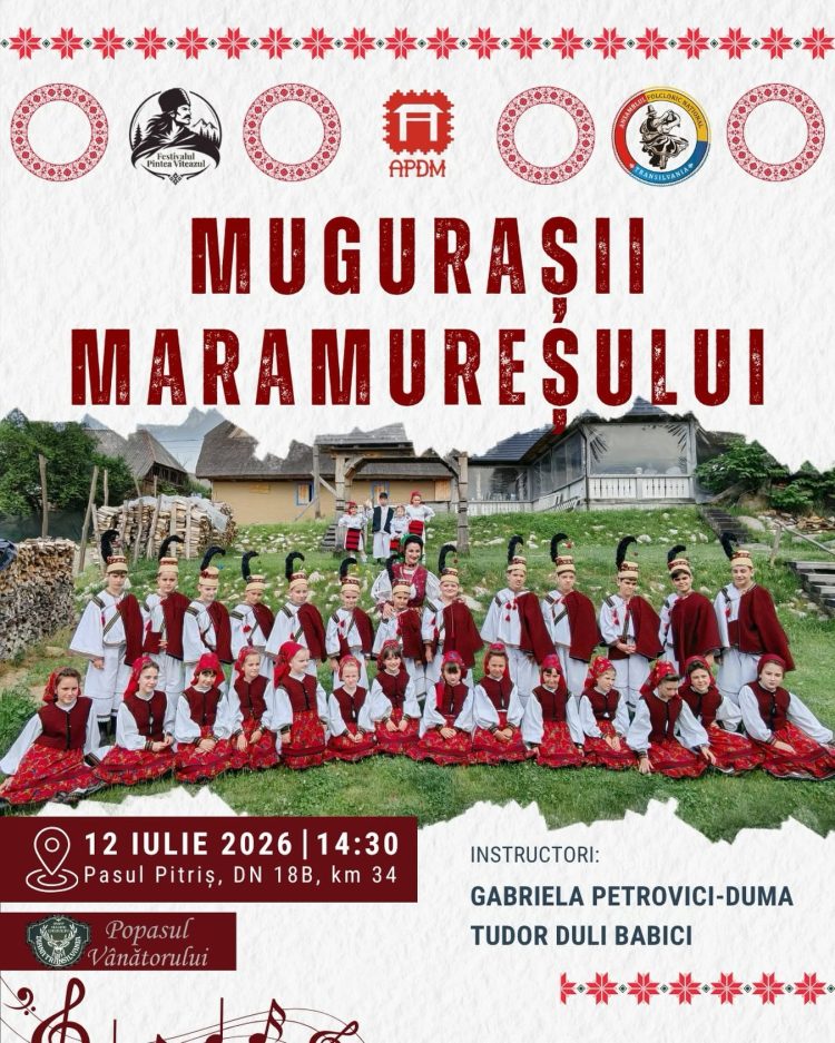 „Mugurașii Maramureșului” urcă pe scena Festivalului „Pintea Viteazul” din Cernești