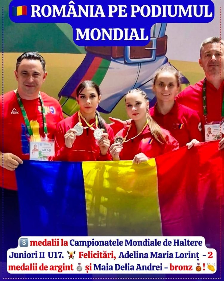 România a cucerit trei medalii în prima zi a Mondialelor de Haltere U17