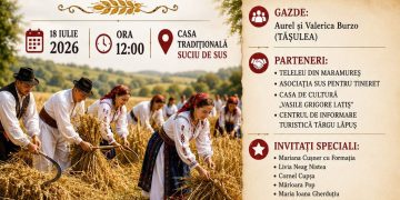 „Claca de secerat” readuce la viață tradițiile satului românesc, la Suciu de Sus