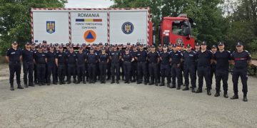 Un nou contingent de pompieri români pleacă în Franța