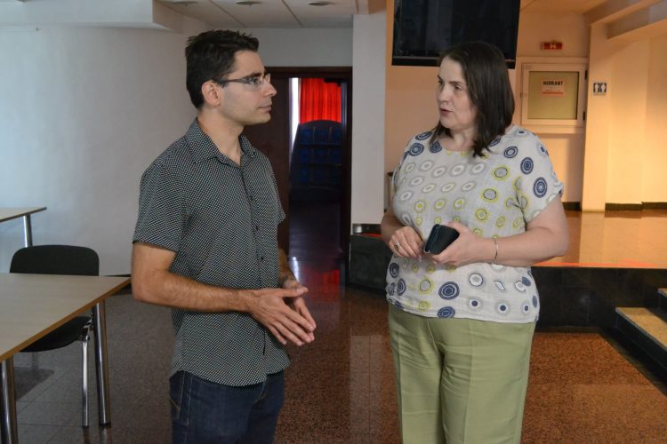 Paul Boboc, traducătorul lui Steinhardt, a trecut pragul Bibliotecii Județene din Baia Mare