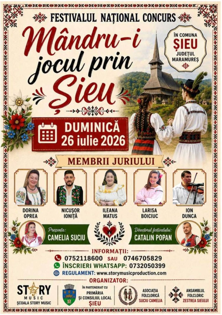 Festivalul-concurs „Mândru-i jocu’ prin Șieu”