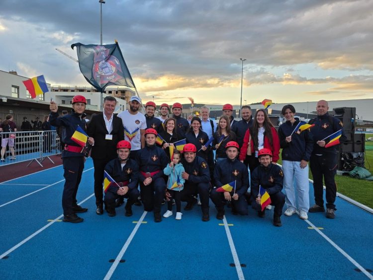Pompierii voluntari din Recea, pe podiumul mondial. Medalie de bronz la prestigioasa competiție CTIF 2026 din Austria