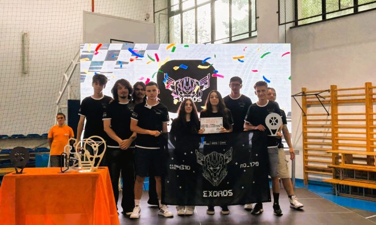 Podium pentru EXOROS! Echipa de robotică a Liceului „George Barițiu” Baia Mare, locul II la competiția Bolts and Speed 2026