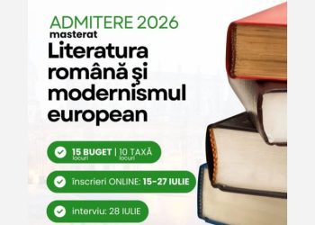 Facultatea de Litere din Baia Mare dă startul admiterii la masteratul „Literatura Română și Modernismul European”