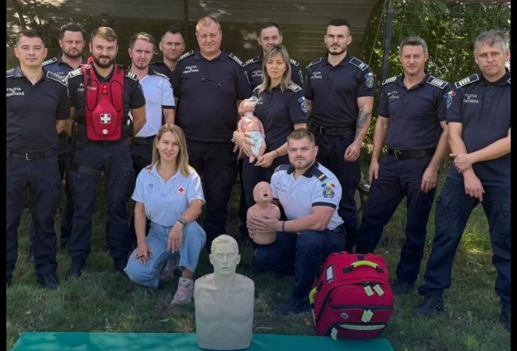 Polițiștii de frontieră din Maramureș se pregătesc să salveze vieți. Cursuri de prim ajutor până la finalul anului