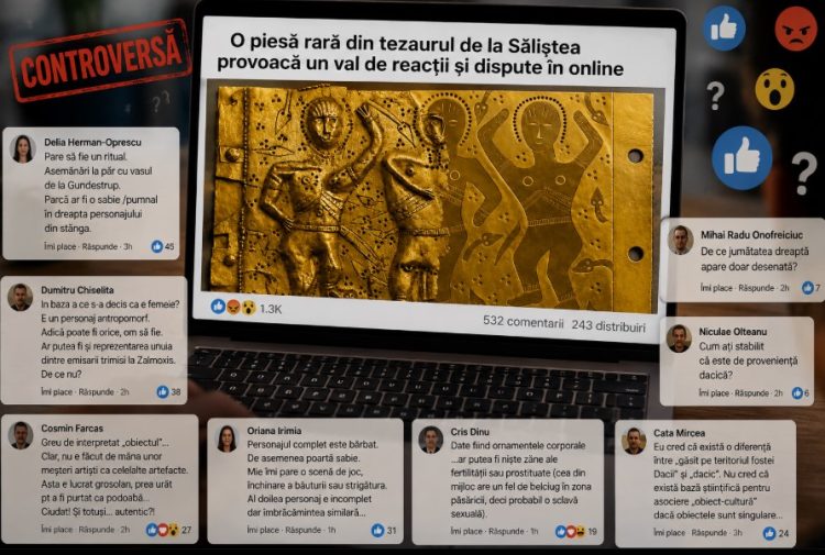 O piesă rară din tezaurul de la Săliștea provoacă un val de reacții și dispute în online