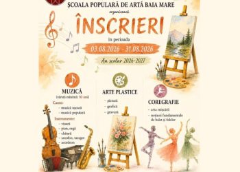 Ți-ai descoperit talentul? Școala Populară de Artă Baia Mare dă startul înscrierilor
