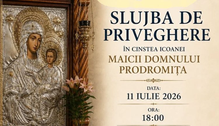 Priveghere în cinstea Icoanei Maicii Domnului Prodromița, la Tăuții Măgherăuș